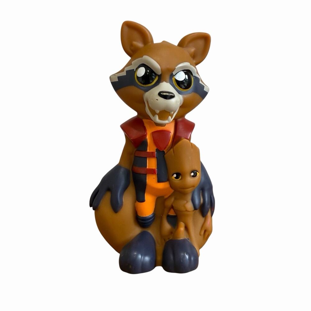 Guardians of the Galaxy ROCKET & GROOT Marvel Disney 5" Hard Rubber Figure